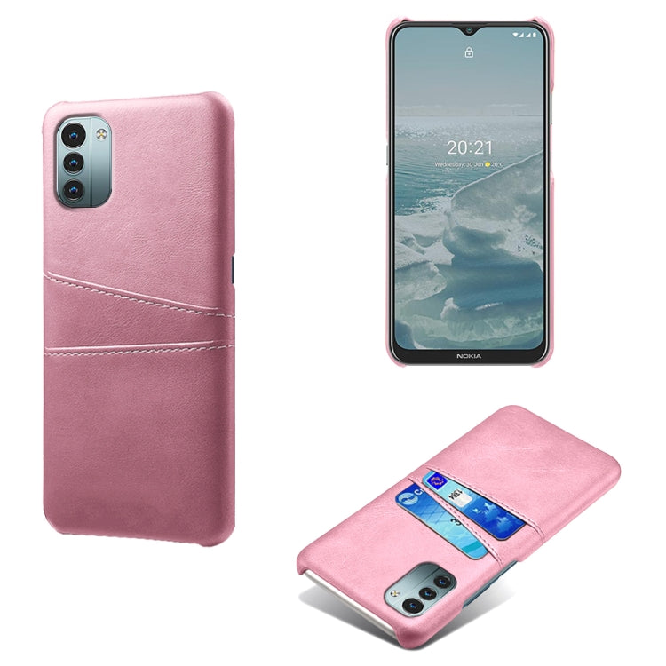 For Nokia G11 Calf Texture Card Slots PC+PU Leather Phone Case