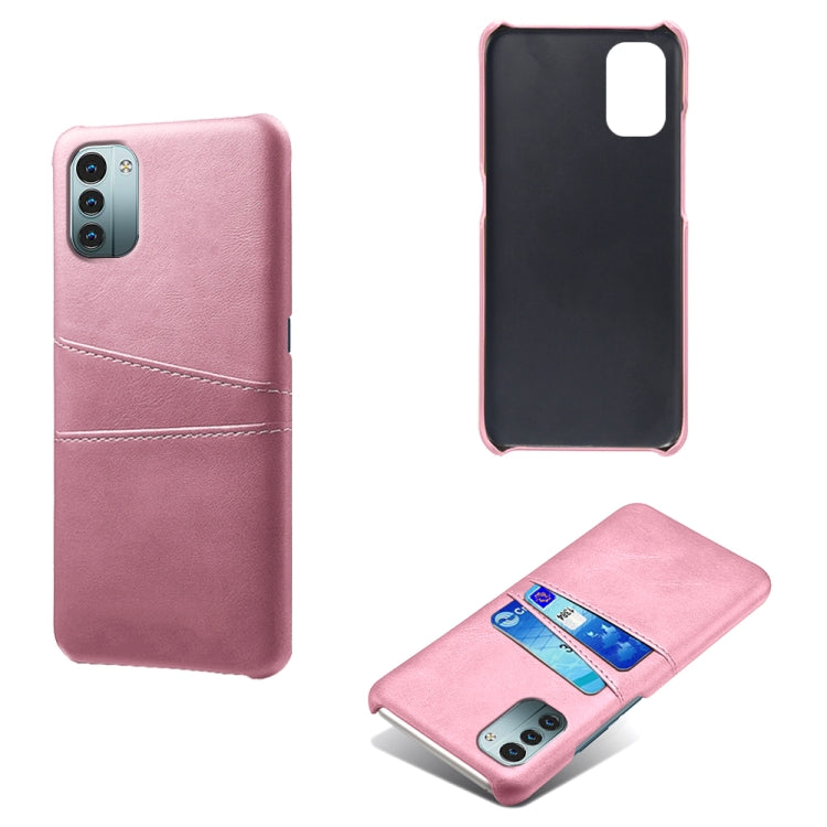 For Nokia G11 Calf Texture Card Slots PC+PU Leather Phone Case