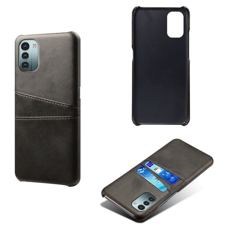 For Nokia G11 Calf Texture Card Slots PC+PU Leather Phone Case