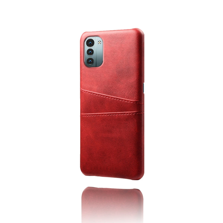 For Nokia G11 Calf Texture Card Slots PC+PU Leather Phone Case