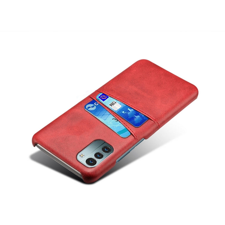 For Nokia G11 Calf Texture Card Slots PC+PU Leather Phone Case