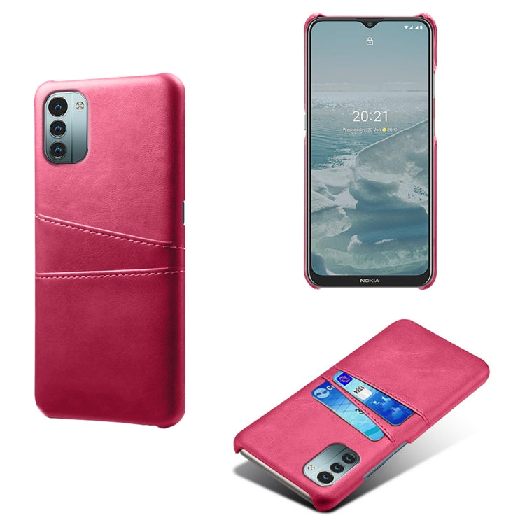 For Nokia G11 Calf Texture Card Slots PC+PU Leather Phone Case