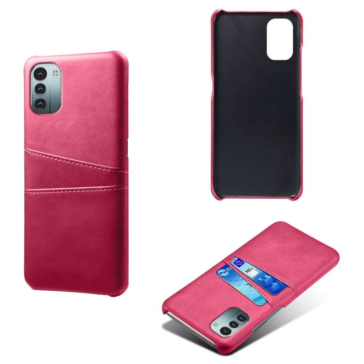 For Nokia G11 Calf Texture Card Slots PC+PU Leather Phone Case