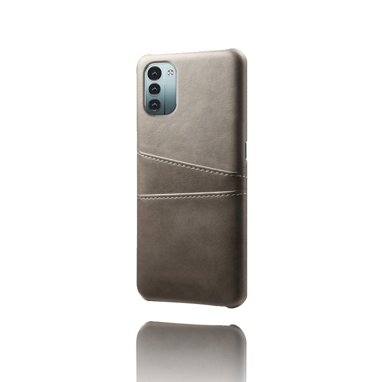 For Nokia G21 Calf Texture Card Slots PC+PU Leather Phone Case