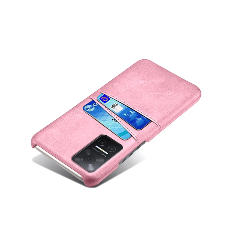 For Honor Play6T Calf Texture Card Slots PC+PU Leather Phone Case