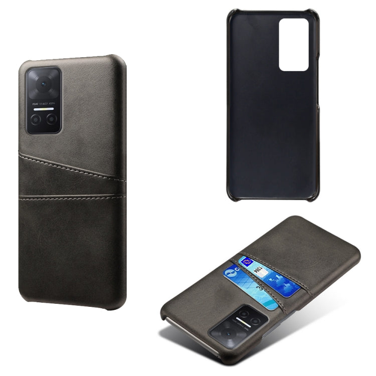 For Honor Play6T Calf Texture Card Slots PC+PU Leather Phone Case