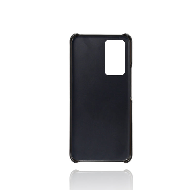 For Honor Play6T Calf Texture Card Slots PC+PU Leather Phone Case
