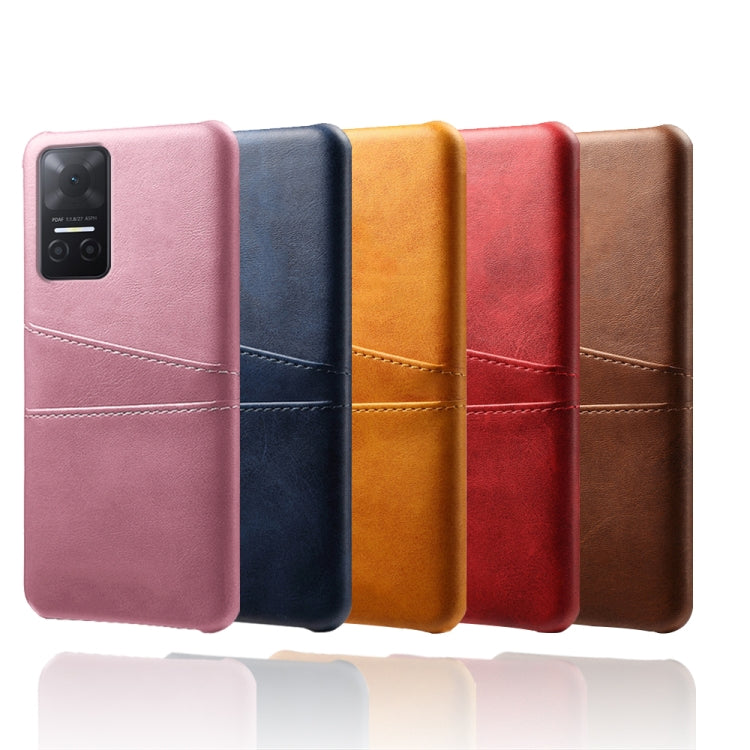 For Honor Play6T Calf Texture Card Slots PC+PU Leather Phone Case
