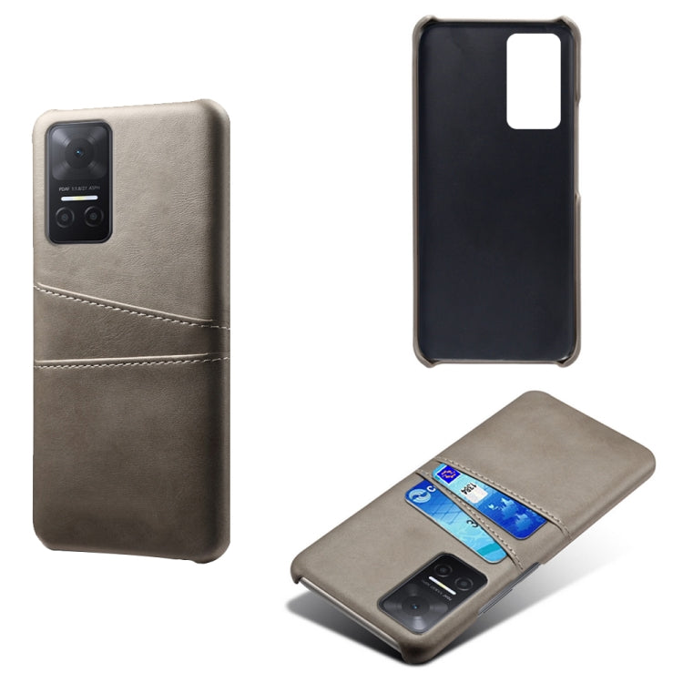 For Honor Play6T Calf Texture Card Slots PC+PU Leather Phone Case