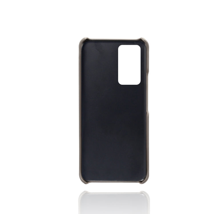 For Honor Play6T Calf Texture Card Slots PC+PU Leather Phone Case