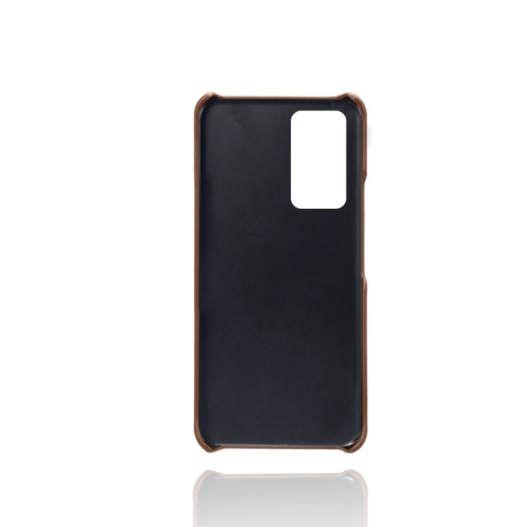 For Honor Play6T Calf Texture Card Slots PC+PU Leather Phone Case