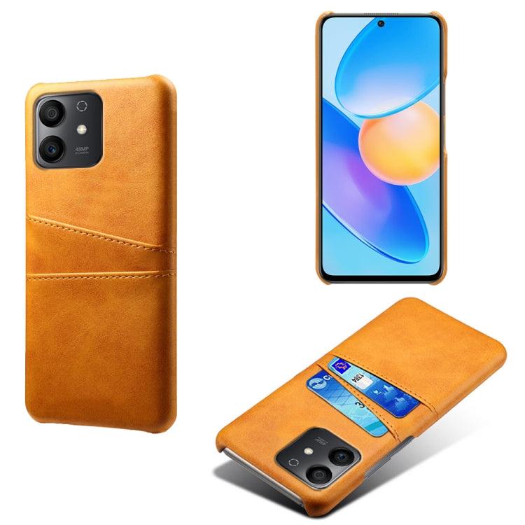 For Honor Play6T Pro Calf Texture Card Slots PC+PU Leather Phone Case