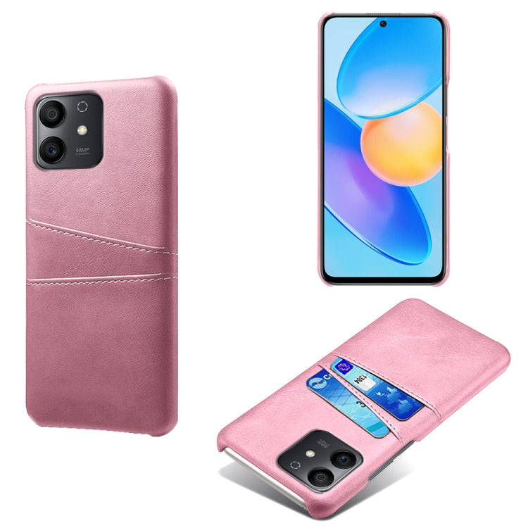 For Honor Play6T Pro Calf Texture Card Slots PC+PU Leather Phone Case