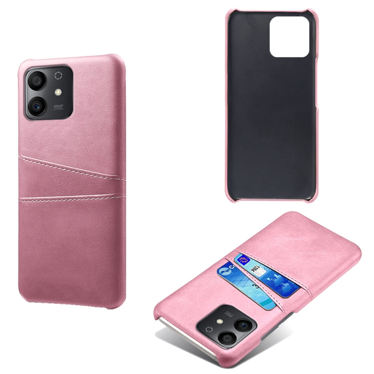 For Honor Play6T Pro Calf Texture Card Slots PC+PU Leather Phone Case