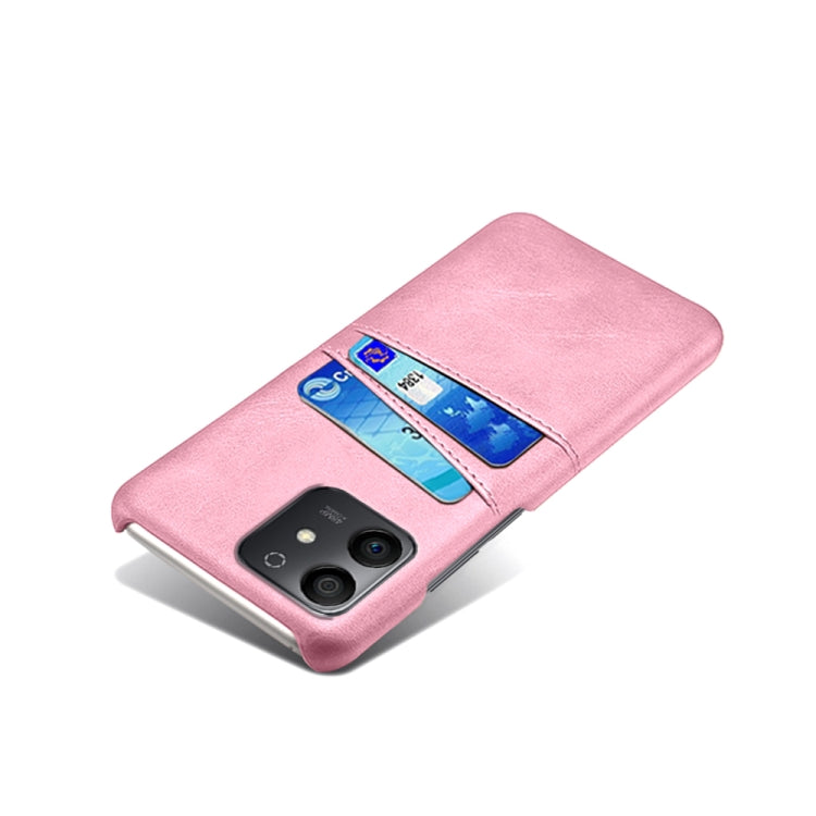 For Honor Play6T Pro Calf Texture Card Slots PC+PU Leather Phone Case