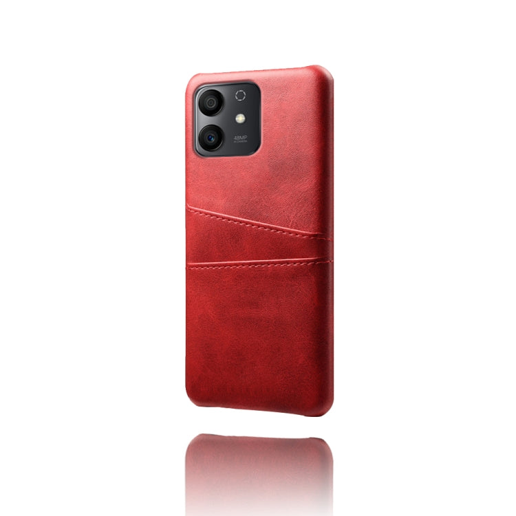 For Honor Play6T Pro Calf Texture Card Slots PC+PU Leather Phone Case