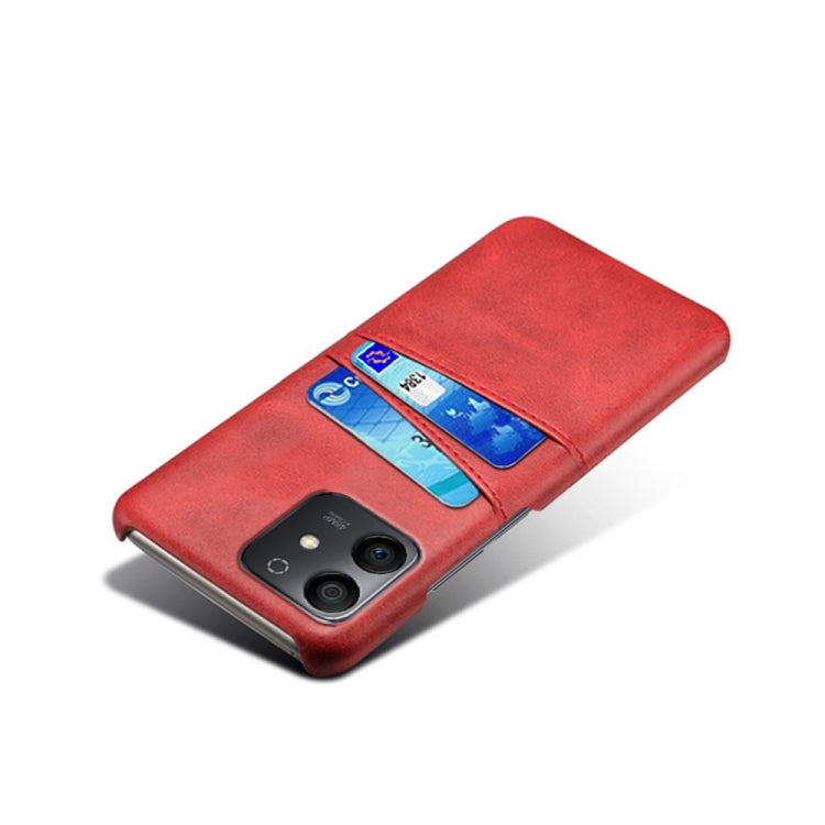 For Honor Play6T Pro Calf Texture Card Slots PC+PU Leather Phone Case