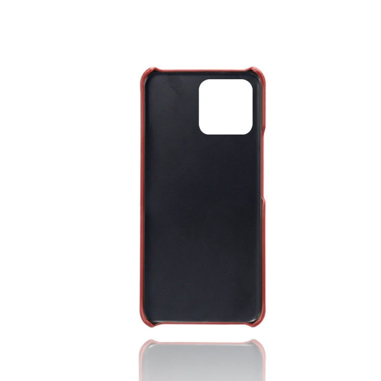For Honor Play6T Pro Calf Texture Card Slots PC+PU Leather Phone Case