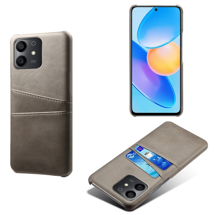 For Honor Play6T Pro Calf Texture Card Slots PC+PU Leather Phone Case