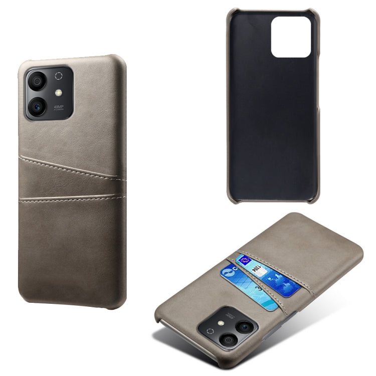 For Honor Play6T Pro Calf Texture Card Slots PC+PU Leather Phone Case