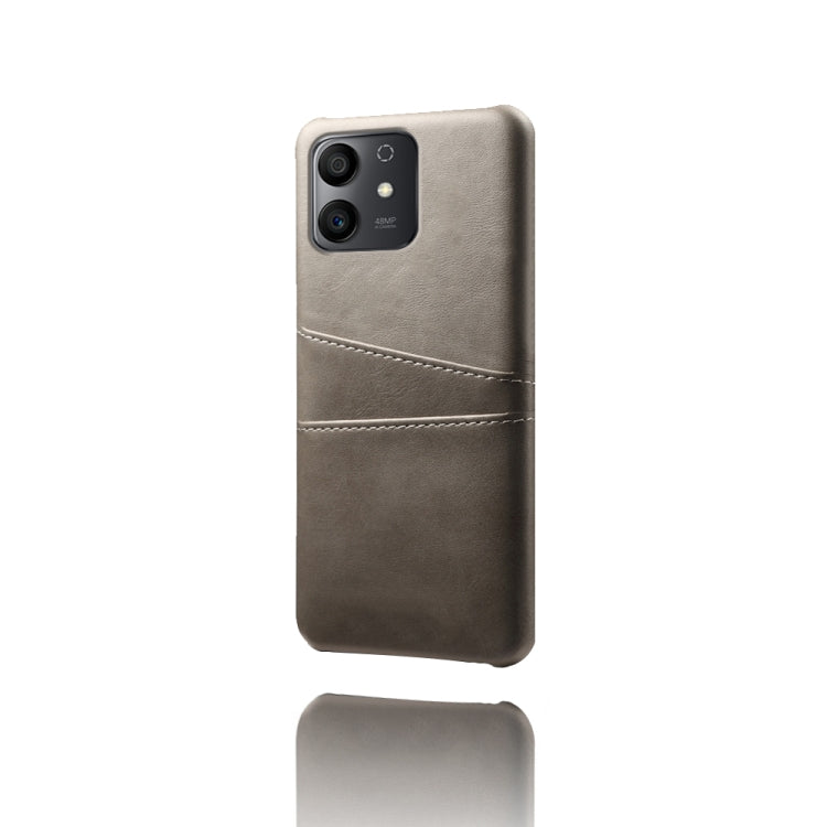 For Honor Play6T Pro Calf Texture Card Slots PC+PU Leather Phone Case