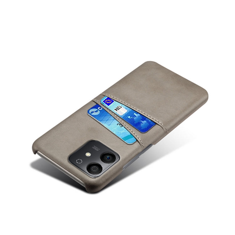 For Honor Play6T Pro Calf Texture Card Slots PC+PU Leather Phone Case