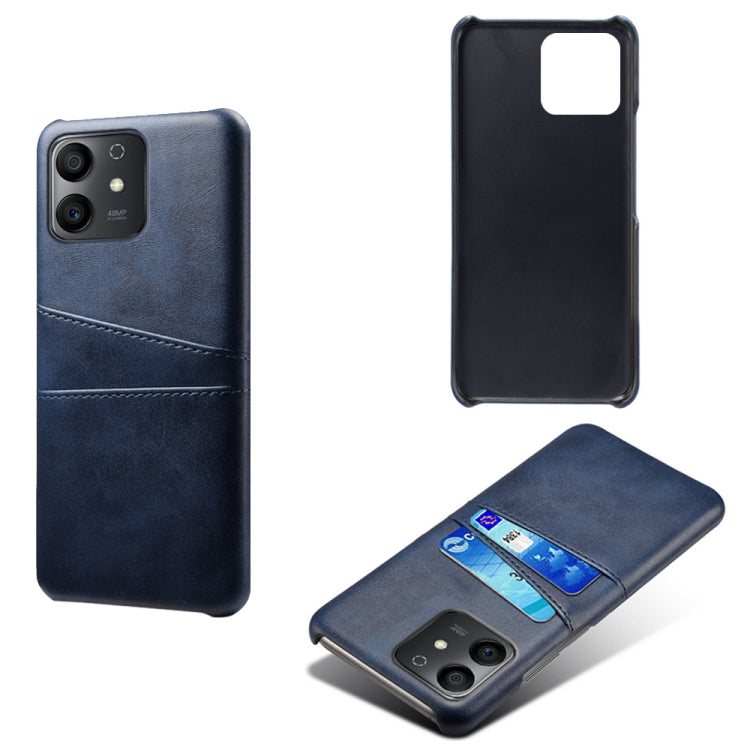 For Honor Play6T Pro Calf Texture Card Slots PC+PU Leather Phone Case