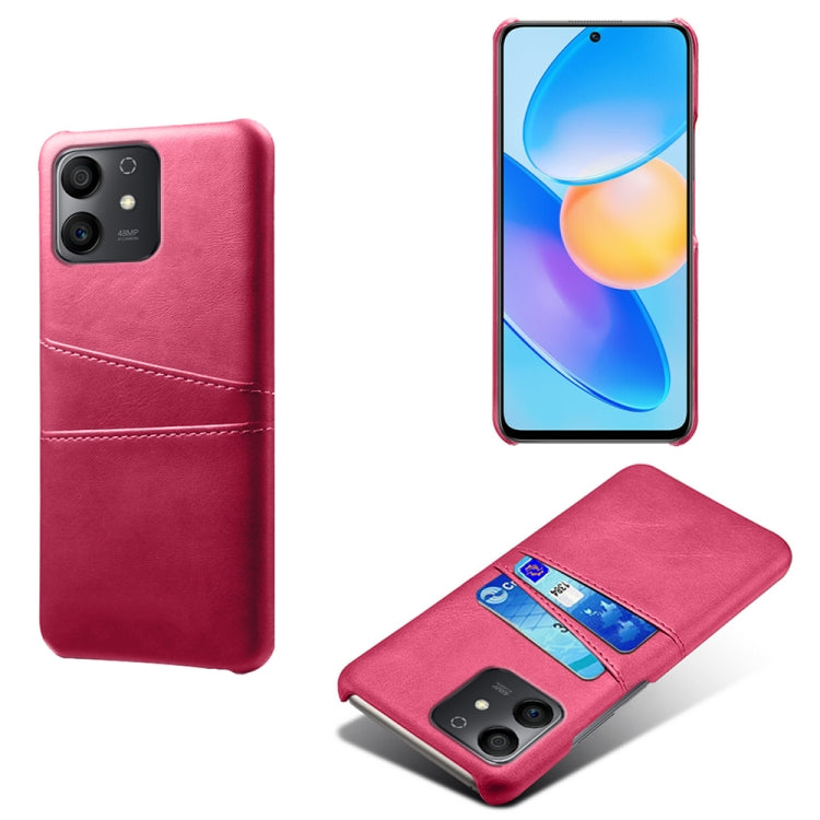 For Honor Play6T Pro Calf Texture Card Slots PC+PU Leather Phone Case