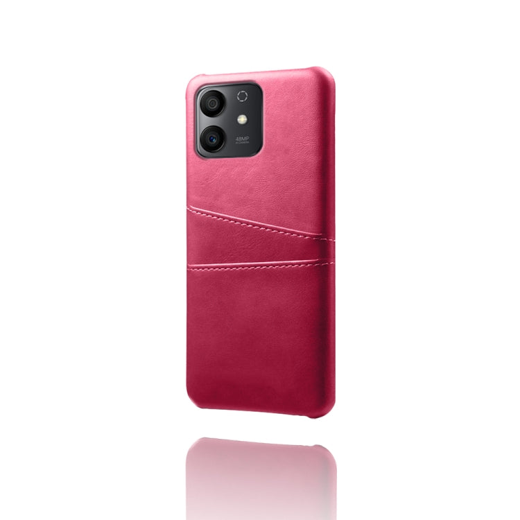 For Honor Play6T Pro Calf Texture Card Slots PC+PU Leather Phone Case