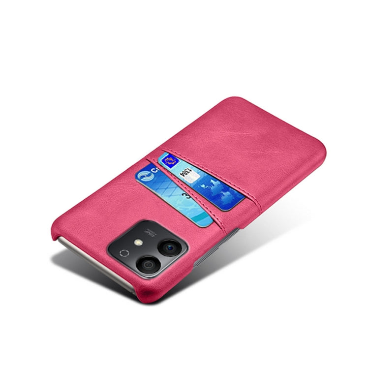 For Honor Play6T Pro Calf Texture Card Slots PC+PU Leather Phone Case