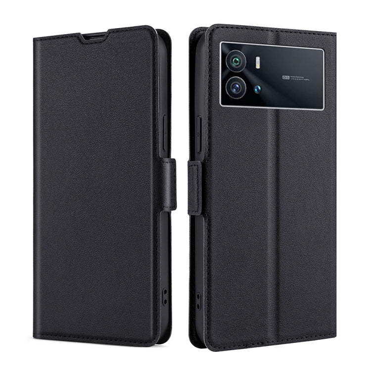 For vivo iQOO 9 5G Ultra-thin Voltage Side Buckle Horizontal Flip Leather Phone Case