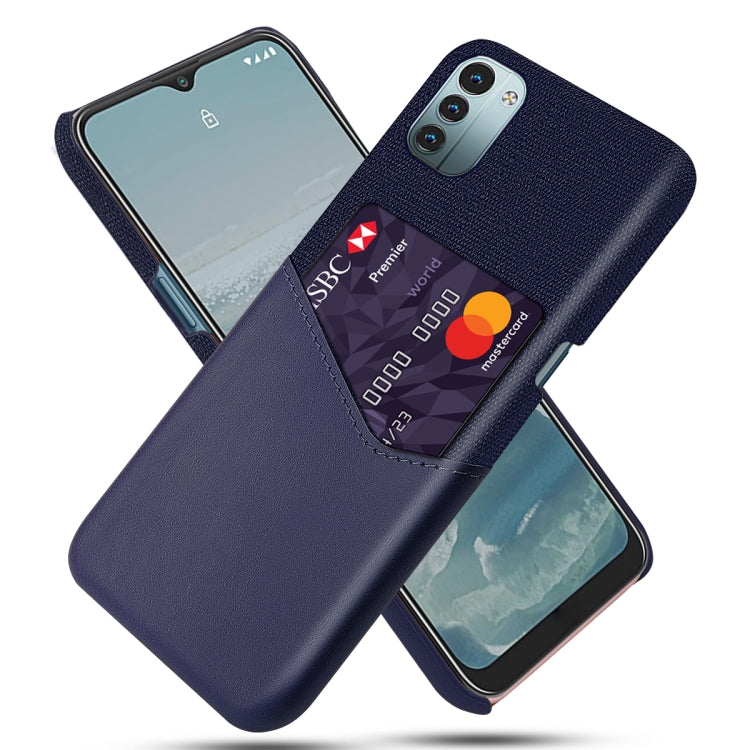 For Nokia G11 Cloth Texture Card Slot PC+PU Leather Phone Case