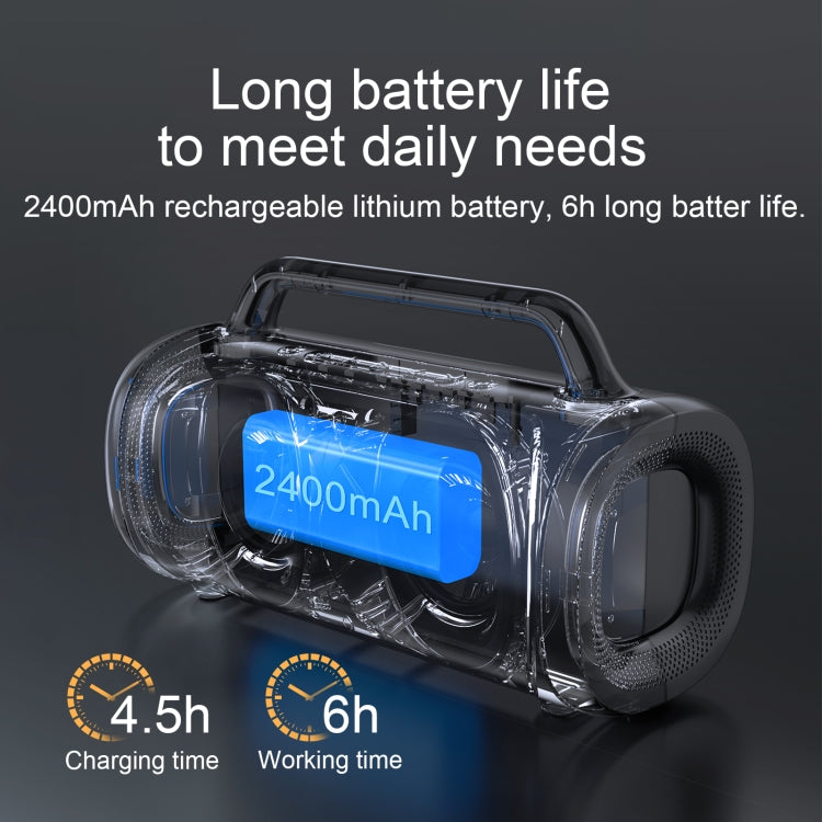 JOYROOM JR-MW02 40W Bluetooth Wireless Speaker with RGB Lights