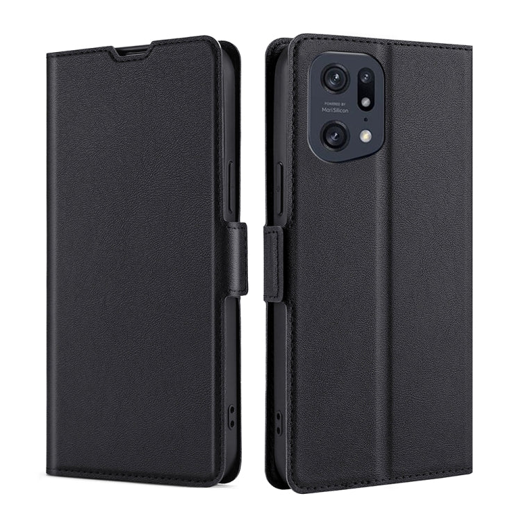 For OPPO Find X5 Pro Ultra-thin Voltage Side Buckle  Horizontal Flip Leather Phone Case