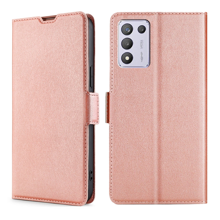 For OPPO K9S/Realme Q3S Ultra-thin Voltage Side Buckle  Horizontal Flip Leather Phone Case