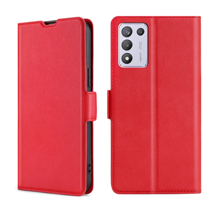 For OPPO K9S/Realme Q3S Ultra-thin Voltage Side Buckle  Horizontal Flip Leather Phone Case
