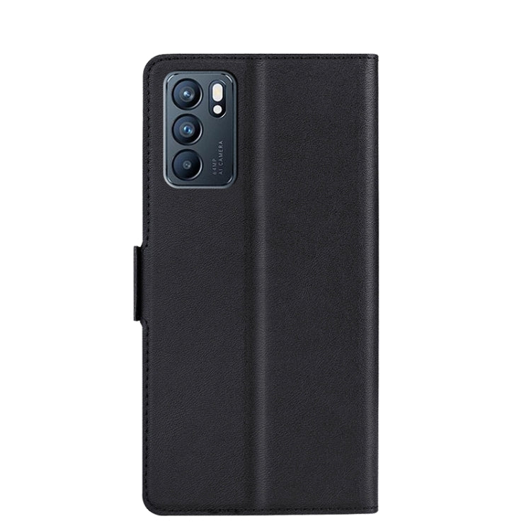 For OPPO Reno6 Ultra-thin Voltage Side Buckle  Horizontal Flip Leather Phone Case