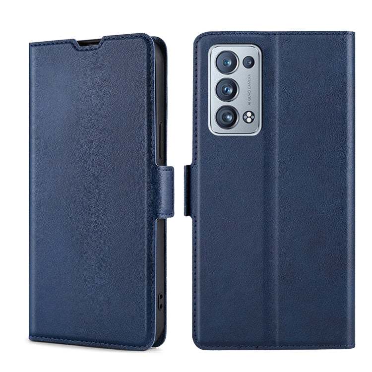 For OPPO Reno6 Pro+ 5G Ultra-thin Voltage Side Buckle  Horizontal Flip Leather Phone Case