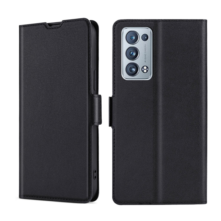 For OPPO Reno6 Pro+ 5G Ultra-thin Voltage Side Buckle  Horizontal Flip Leather Phone Case