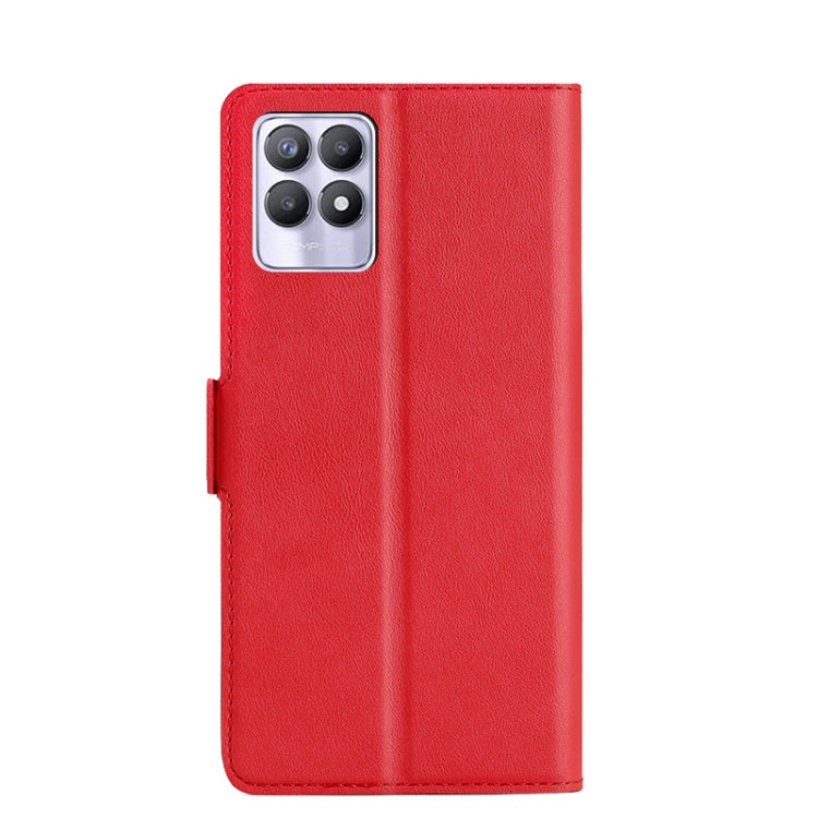 For OPPO Realme 8i Ultra-thin Voltage Side Buckle  Horizontal Flip Leather Phone Case