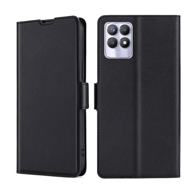 For OPPO Realme 8i Ultra-thin Voltage Side Buckle  Horizontal Flip Leather Phone Case