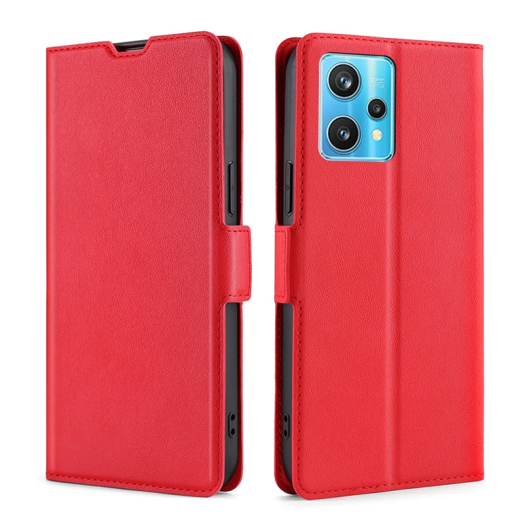 For OPPO Realme 9 Pro+ Ultra-thin Voltage Side Buckle  Horizontal Flip Leather Phone Case