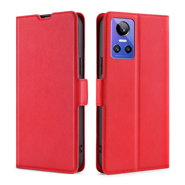 For OPPO Realme GT Neo3 Ultra-thin Voltage Side Buckle  Horizontal Flip Leather Phone Case