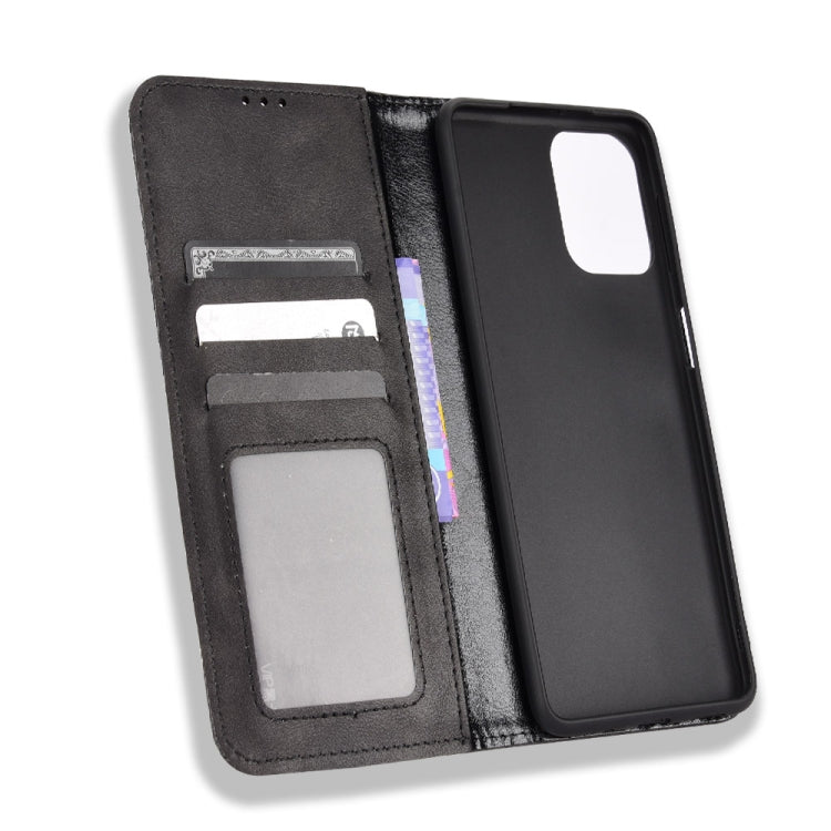 For Samsung Galaxy M33 5G Magnetic Buckle Retro Texture Leather Phone Case