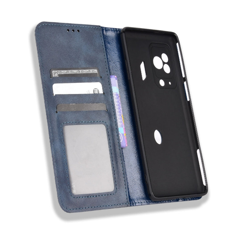 For Xiaomi Black Shark 5 Pro Magnetic Buckle Retro Texture Leather Phone Case