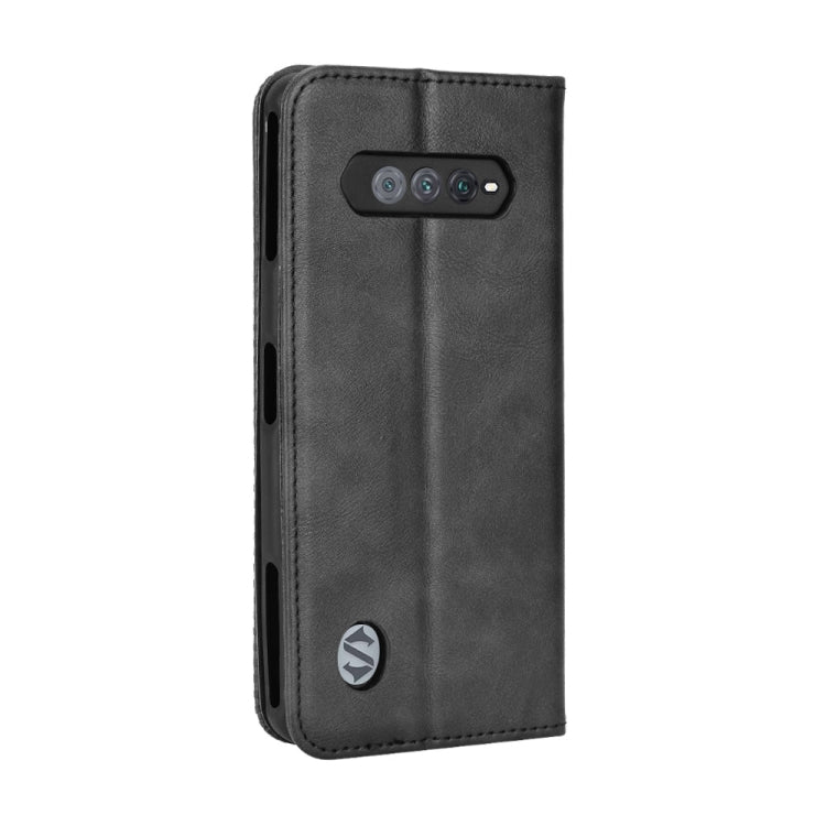 For Xiaomi Black Shark 5 RS Magnetic Buckle Retro Texture Leather Phone Case