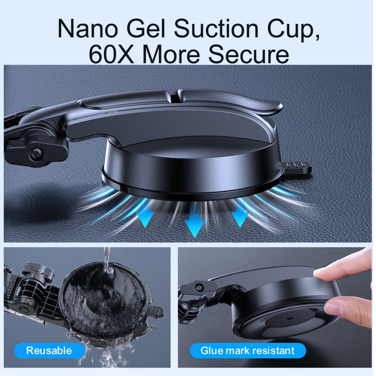 JOYROOM JR-ZS283 Car Mobile Phone Bending Rod Holder(Black)