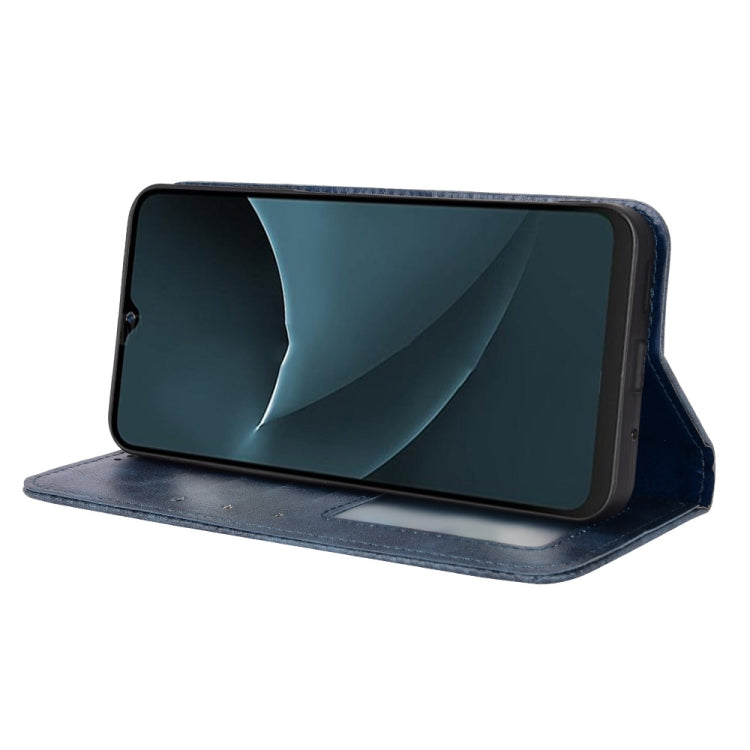 For Blackview A95 Magnetic Buckle Retro Texture Leather Phone Case