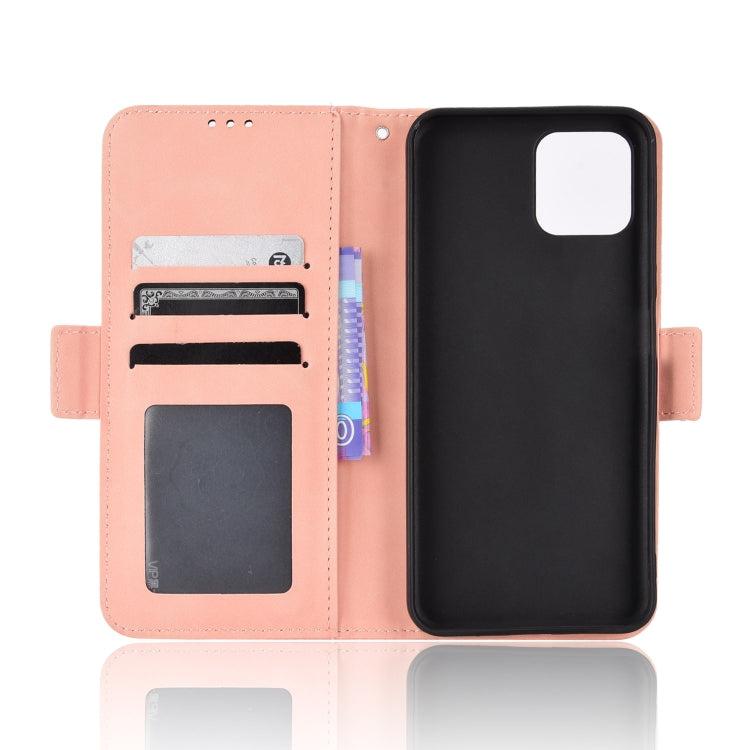 For Blackview A95 Skin Feel Calf Texture Card Slots Leather Phone Case