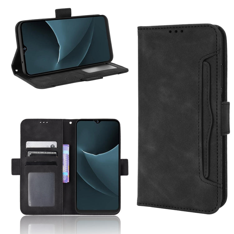 For Blackview A95 Skin Feel Calf Texture Card Slots Leather Phone Case